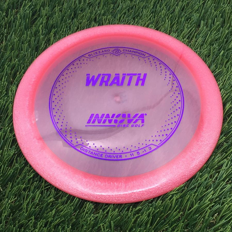 Innova Champion Blizzard Wraith with Burst Logo Stock Stamp- 158.72 Red
