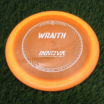Innova Champion Blizzard Wraith with Burst Logo Stock Stamp- 139.02 Orange