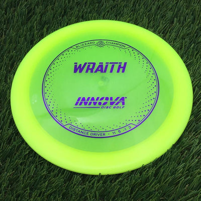 Innova Champion Blizzard Wraith with Burst Logo Stock Stamp- 139.15 Yellow