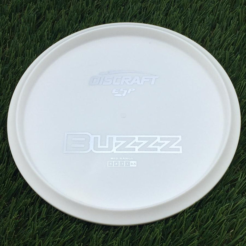 Discraft ESP Buzzz with Dye Line Blank Top Bottom Stamp- 176 White