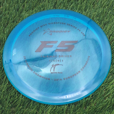 Prodigy 400 F5 with 2022 Signature Series Seppo Paju - 2X Finnish Champion - 2014 European Champion Stamp- 176 Blue