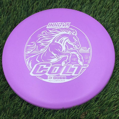 Innova DX Colt with Burst Logo Stock Stamp- 168.29 Purple