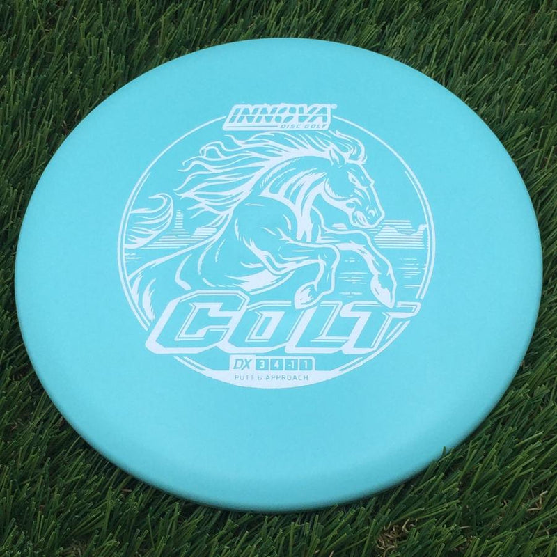 Innova DX Colt with Burst Logo Stock Stamp- 174.85 Blue