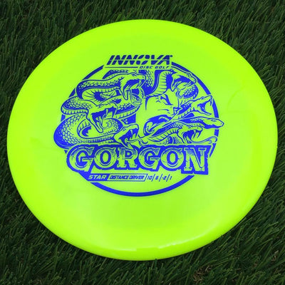 Innova Star Gorgon with Burst Logo Stock Character Stamp- 169.08 Yellow