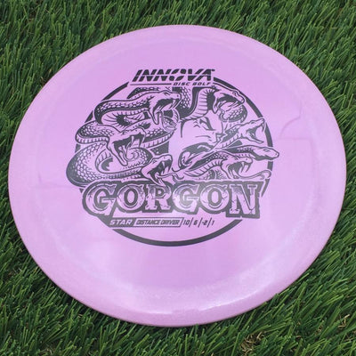 Innova Star Gorgon with Burst Logo Stock Character Stamp- 163.74 Purple