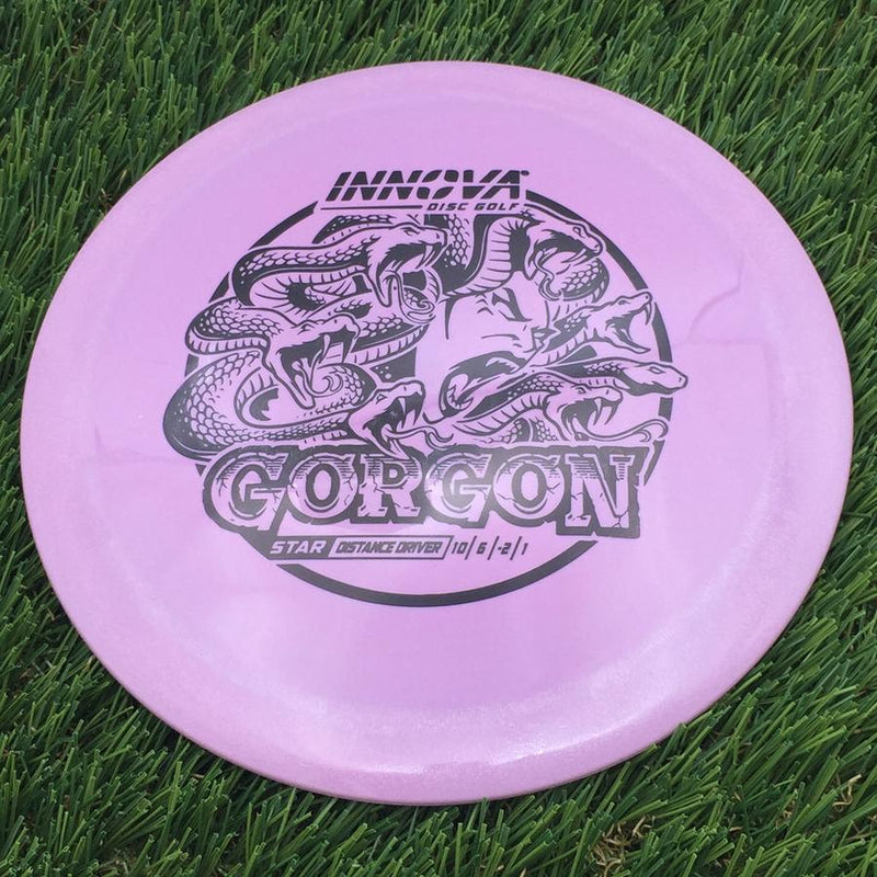 Innova Star Gorgon with Burst Logo Stock Character Stamp- 163.74 Purple