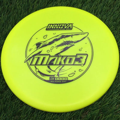 Innova DX Mako3 with Burst Logo Stock Stamp- 144.9 Yellow