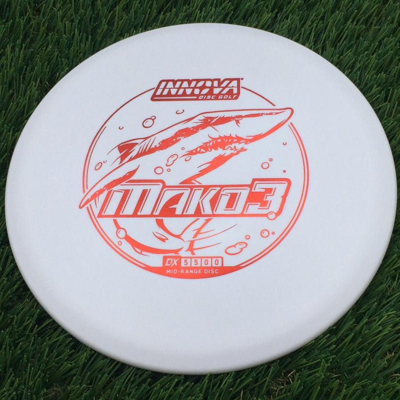Innova DX Mako3 with Burst Logo Stock Stamp- 174.19 White