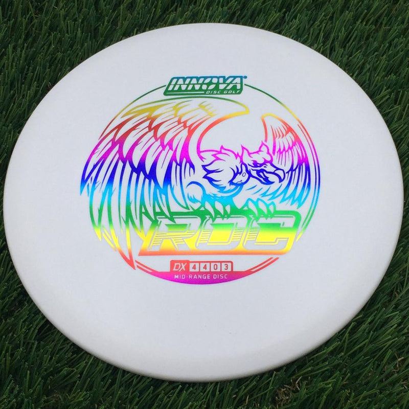 Innova DX Roc with Burst Logo Stock Stamp- 173.34 White