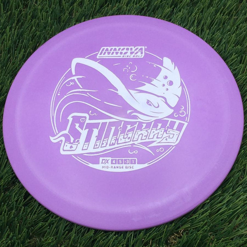 Innova DX Stingray with Burst Logo Stock Character Stamp- 169.09 Purple