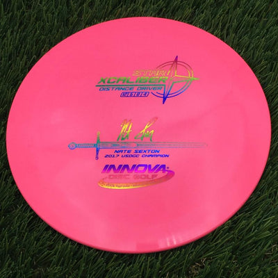 Innova Star Xcaliber with Nate Sexton 2017 USDGC Champion - Sexcaliber Stamp- 178.25 Pink