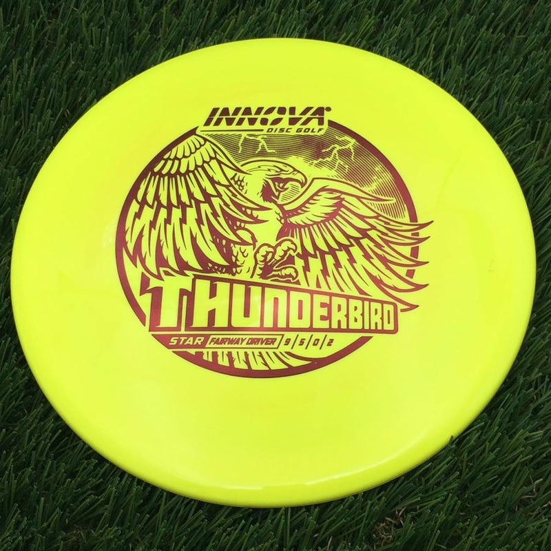 Innova Star Thunderbird with Burst Logo Stock Character Stamp- 163.31 Yellow