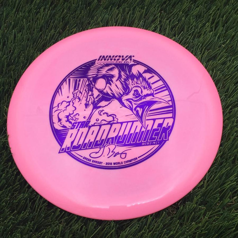 Innova Star Roadrunner with Gregg Barsby - 2018 World Champion with Burst Logo Stamp- 169.8 Pink