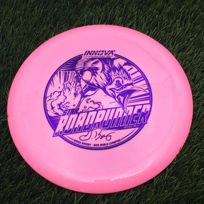Innova Star Roadrunner with Gregg Barsby - 2018 World Champion with Burst Logo Stamp- 169.85 Pink