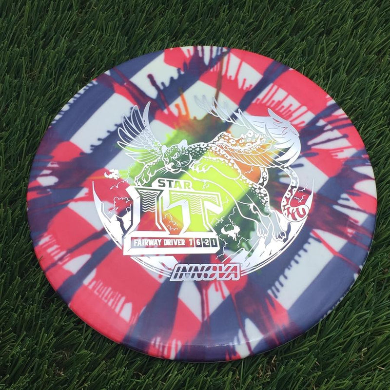 Innova Star I-Dye IT with Burst Logo Stock Character Stamp- 172.06 Dyed