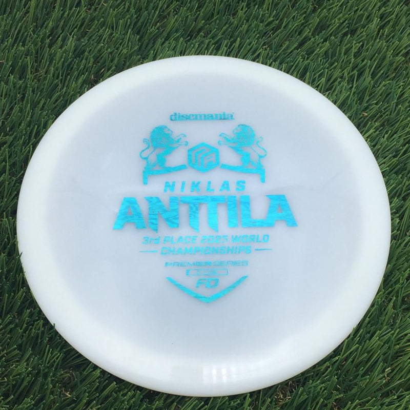 Discmania Q-Line FD with Niklas Anttila 3rd Place 2025 World Championships Premier Series Stamp- 174.66 White