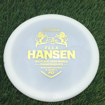 Discmania Q-Line FD with Ella Hansen 3rd Place 2025 World Championships Premier Series Stamp- 174.05 White