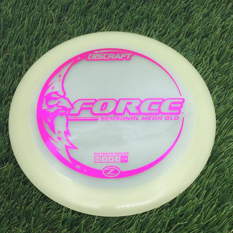 Discraft Mega-Glow Force with Simple Stock Stamp- 175.12 Glow