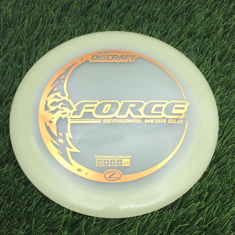 Discraft Mega-Glow Force with Simple Stock Stamp- 176.58 Glow