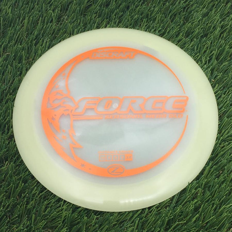 Discraft Mega-Glow Force with Simple Stock Stamp- 176.24 Glow