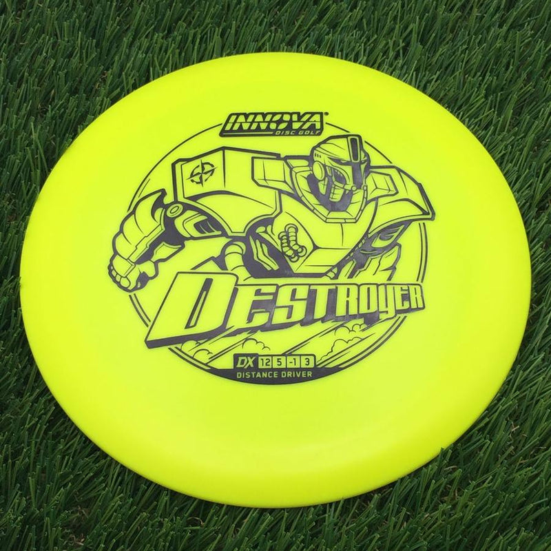 Innova DX Destroyer with Burst Logo Stock Stamp- 166 Yellow