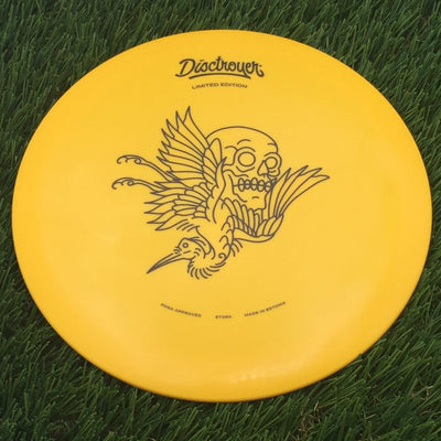 Disctroyer A-Hard Stork / Toonekurg FD-8 with Tattoo - Limited Edition Stamp- 173 Yellow