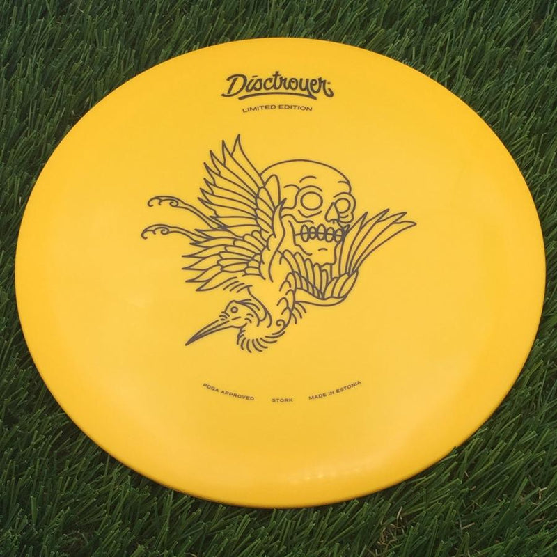 Disctroyer A-Hard Stork / Toonekurg FD-8 with Tattoo - Limited Edition Stamp- 173 Yellow