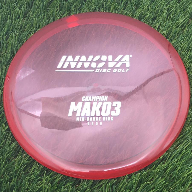Innova Champion Mako3 with Burst Logo Stock Stamp- 177.88 Red
