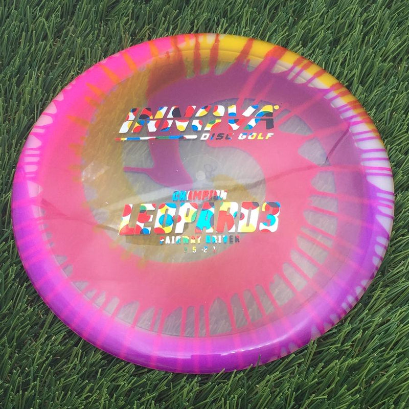 Innova Champion I-Dye Leopard3 with Burst Logo Stock Stamp- 174.11 Dyed
