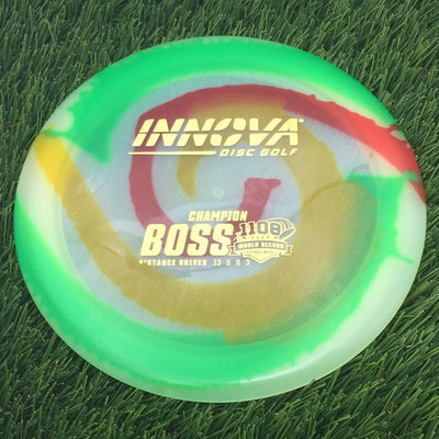 Innova Champion I-Dye Boss with Burst Logo Stock 1108 Feet World Record Stamp- 171.12 Dyed