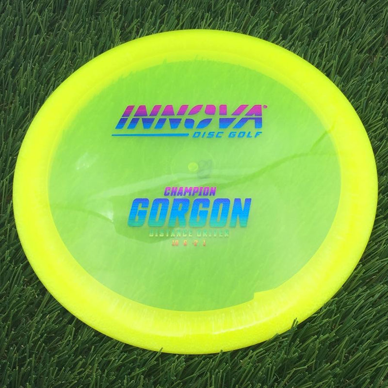 Innova Champion Gorgon with Burst Logo Stock Stamp- 168.68 Yellow