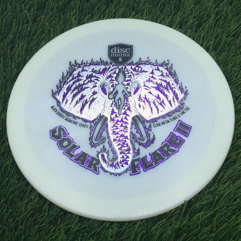 Discmania C-Line Glow Metal Flake FD3 with Alden Harris Signature Series Solar Flare II (Triple Foil) Stamp- 174.24 Glow