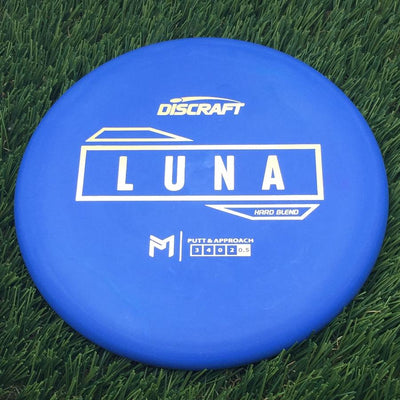 Discraft Putter Line Hard Luna with PM Logo Stock Stamp Stamp- 173.01 Blue
