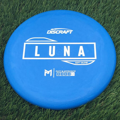 Discraft Putter Line Soft Luna with PM Logo Stock Stamp Stamp- 175.76 Blue