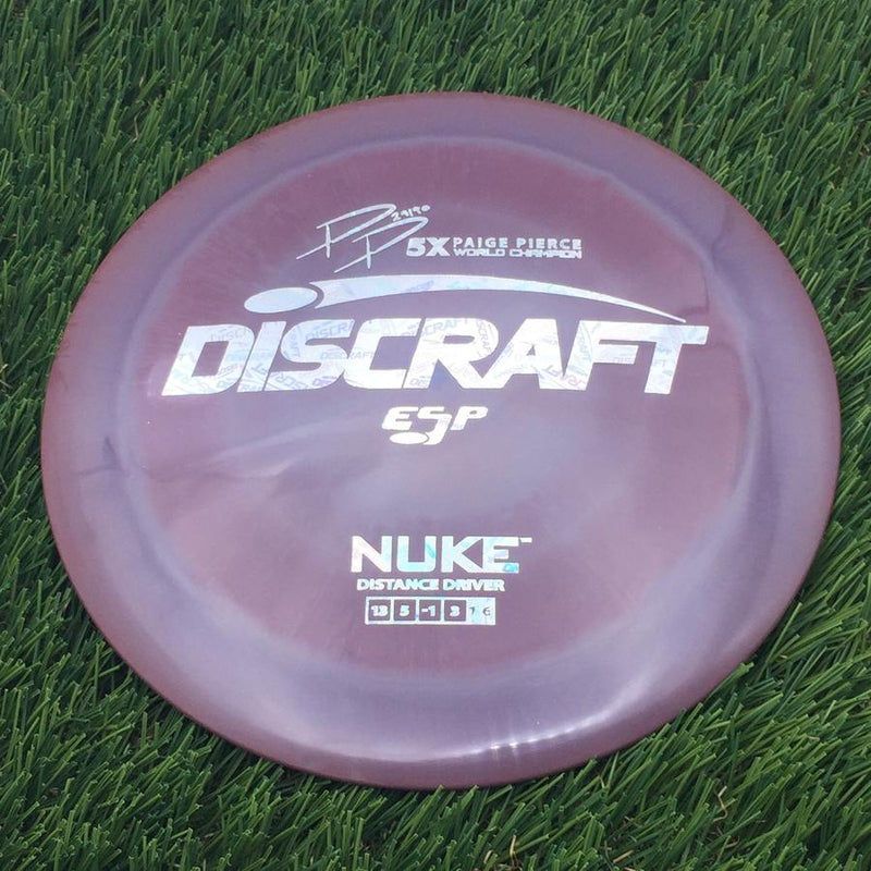 Discraft ESP Nuke with PP 29190 5X Paige Pierce World Champion Stamp- 169.94 Purple