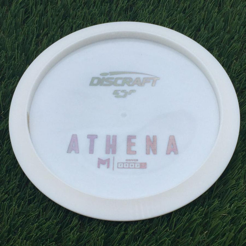 Discraft ESP Athena with Dye Line Blank Top Bottom Stamp- 168.96 White