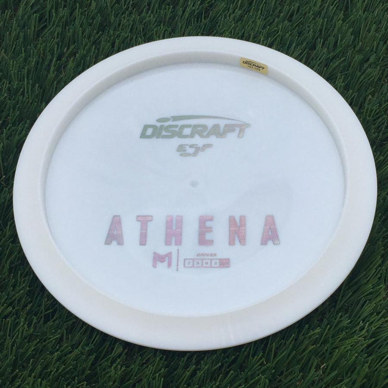 Discraft ESP Athena with Dye Line Blank Top Bottom Stamp- 168.93 White