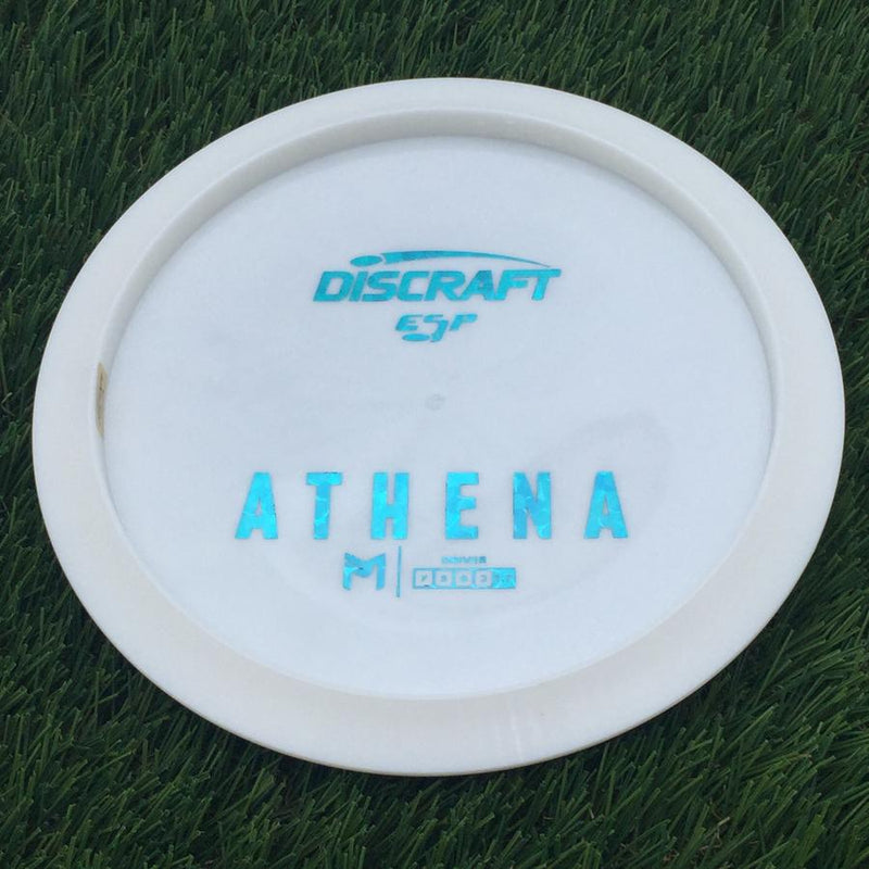 Discraft ESP Athena with Dye Line Blank Top Bottom Stamp- 173.62 White