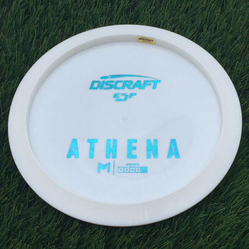 Discraft ESP Athena with Dye Line Blank Top Bottom Stamp- 173.65 White