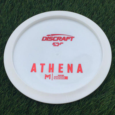Discraft ESP Athena with Dye Line Blank Top Bottom Stamp- 175.41 White