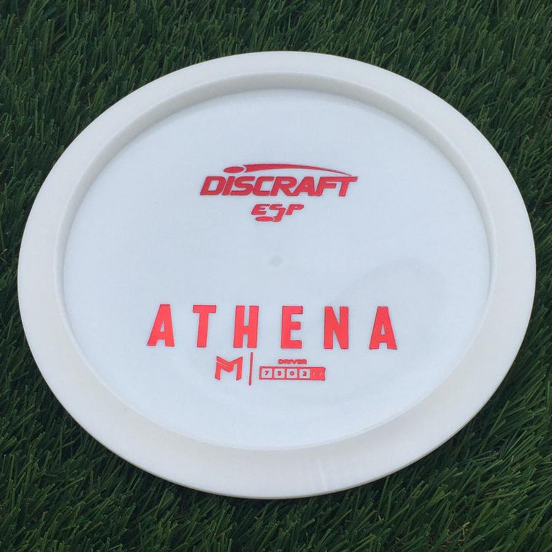 Discraft ESP Athena with Dye Line Blank Top Bottom Stamp- 175.41 White