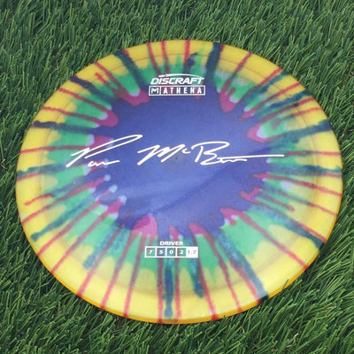 Discraft Elite Z Fly-Dyed Athena with Paul McBeth Large Signature Stamp- 169.34 Dyed