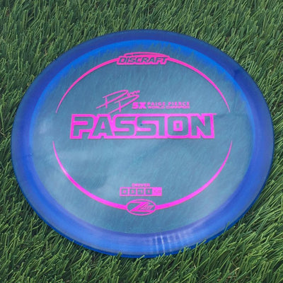 Discraft Elite Z Lite Passion with PP 29190 5X Paige Pierce World Champion Stamp- 161.8 Blue