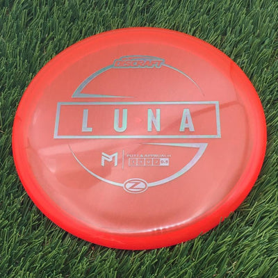 Discraft Elite Z Luna with PM Logo Stock Stamp Stamp- 174.71 Red