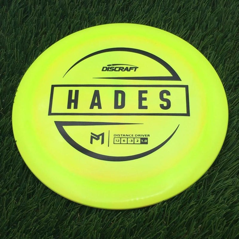 Discraft Elite Z Hades with PM Logo Stock Stamp Stamp- 172.32 Yellow