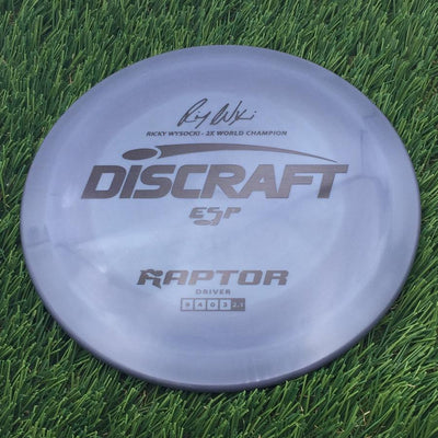 Discraft ESP Raptor with Ricky Wysocki - 2x World Champion Signature Stamp- 172.25 Grey
