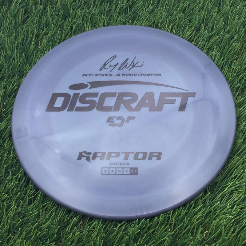 Discraft ESP Raptor with Ricky Wysocki - 2x World Champion Signature Stamp- 172.25 Grey