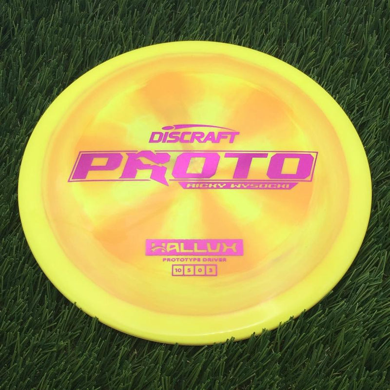 Discraft ESP Hallux with Proto Ricky Wysocki - Prototype Driver Stamp- 173.93 Yellow