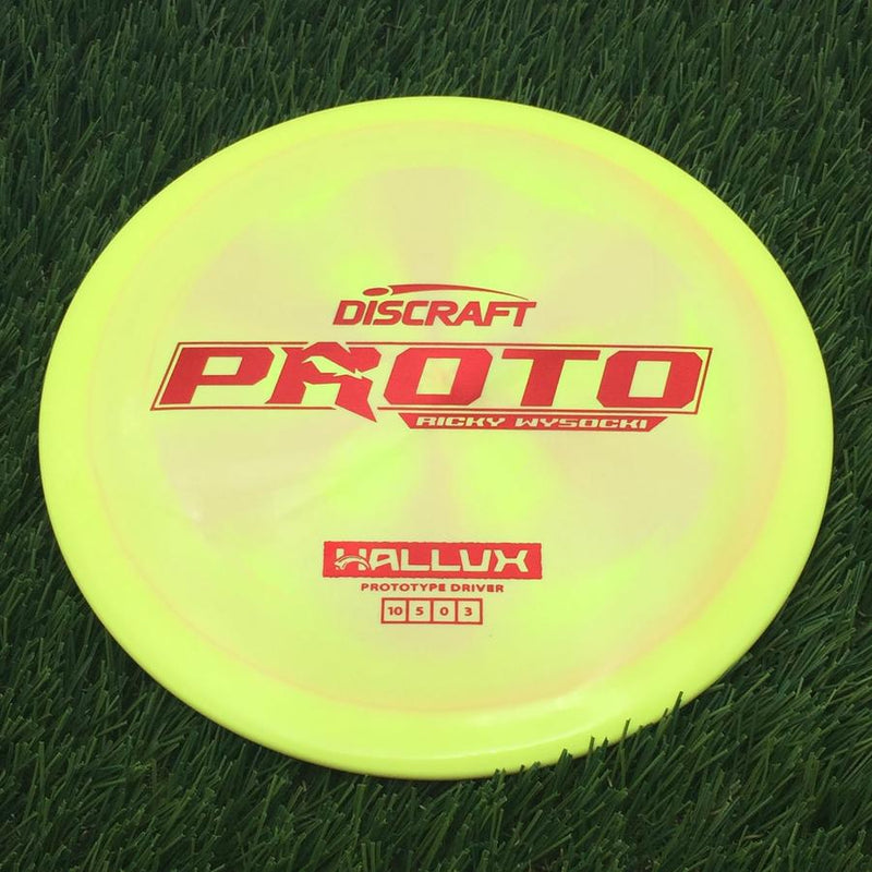 Discraft ESP Hallux with Proto Ricky Wysocki - Prototype Driver Stamp- 175.2 Yellow