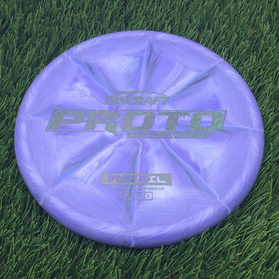 Discraft Crazy Tough CT Swirl Fossil with Proto Ricky Wysocki - Prototype Approach Stamp- 173.78 Blurple